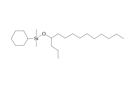 4-Cyclohexyldimethylsilyloxy-tetradecane