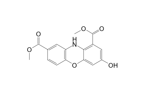 10H-Phenoxazine-1,8-dicarboxylic acid, 3-hydroxy-, dimethyl ester