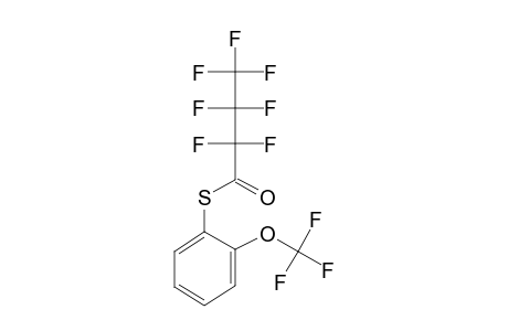 2-(Trifluoromethoxy)thiophenol, S-heptafluorobutyryl-