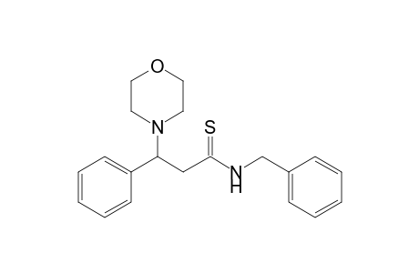N-Benzyl-3-morpholin-4-yl-3-phenylthiopropionamide