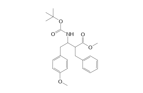 2-Benzyl-3-tert-butoxycarbonylamino-4-(4-methoxy-phenyl)-butyric acid methyl ester