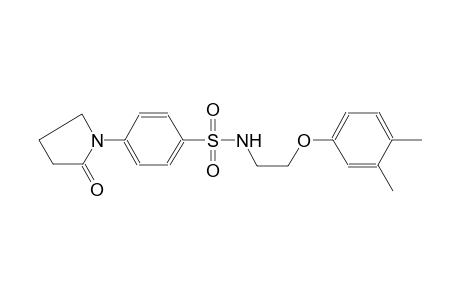 benzenesulfonamide, N-[2-(3,4-dimethylphenoxy)ethyl]-4-(2-oxo-1-pyrrolidinyl)-