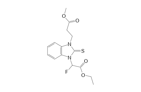 Methyl 3-(3-(2-ethoxy-1-fluoro-2-oxoethyl)-2-thioxo-2,3-dihydro-1H-benzo[d]imidazol-1-yl)propanoate