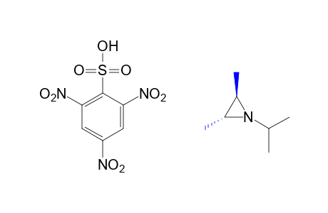 2,4,6-trinitrobenzenesulfonic acid, compound with D,L-trans-2,3-dimethyl-1-isopropylaziridine