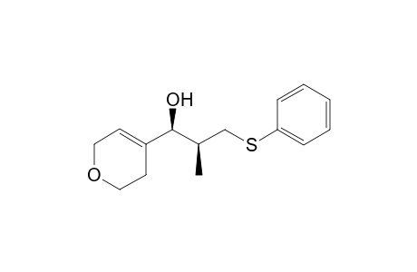 syn-(1SR,2SR)-2-Methyl-1-(3,6-dihydro-2H-pyran-2-yl)-3-(phenylsulfanyl)propan-1-ol