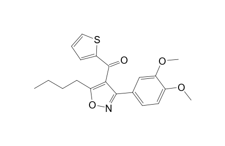 [5-n-Butyl-3-(3,4-dimethoxyphenyl)isoxazol-4-yl](thiophen-2-yl)methanone