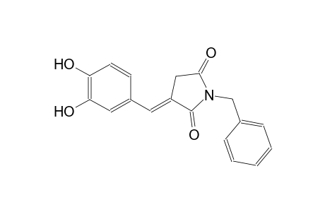 2,5-pyrrolidinedione, 3-[(3,4-dihydroxyphenyl)methylene]-1-(phenylmethyl)-, (3E)-