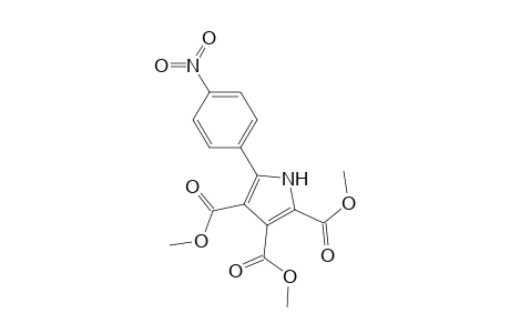 1H-Pyrrole-2,3,4-tricarboxylic acid, 5-(4-nitrophenyl)-, trimethyl ester