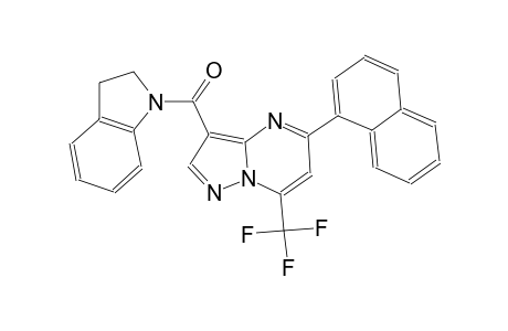 3-(2,3-dihydro-1H-indol-1-ylcarbonyl)-5-(1-naphthyl)-7-(trifluoromethyl)pyrazolo[1,5-a]pyrimidine
