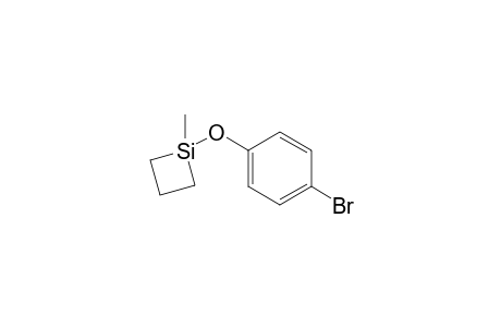 1-Methyl-1-(p-bromphenoxy)-1-silacyclobutane