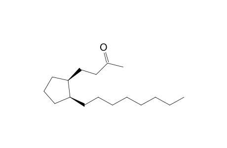(1S, 2S)-2-Octyl-1-(3'-oxobutyl)cyclopentane