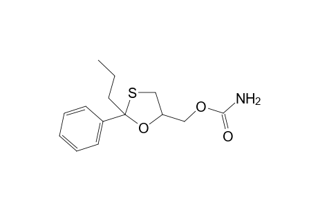 2-phenyl-2-propyl-1,3-oxathiolane-5-methanol, carbamate