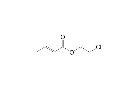 2-chloroethyl 3-methylbut-2-enoate