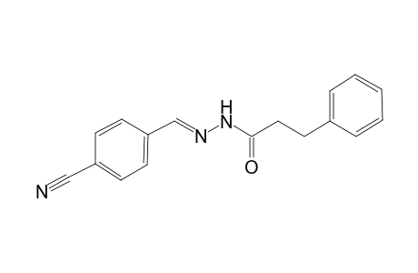 N'-[(E)-(4-Cyanophenyl)methylidene]-3-phenylpropanohydrazide