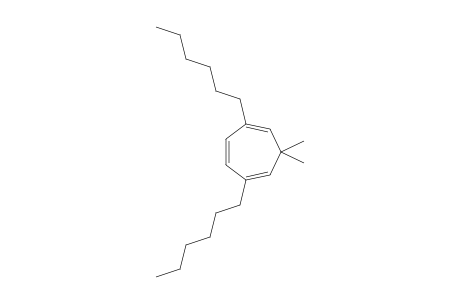 2,5-Dihexyl-7,7-dimethyl-1,3,5-cycloheptatriene