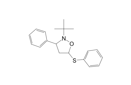 2-t-Butyl-3-phenyl-5-phenylthioisoxazolidine