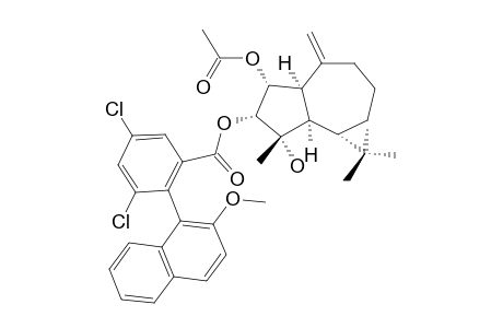 PLANOTRIOL-2-ACETATE-3-BETA-[2-(2'-METHOXY-1'-NAPHTHYL)-3,5-DICHLORBENZOATE];(AS)-MNCB-ESTER