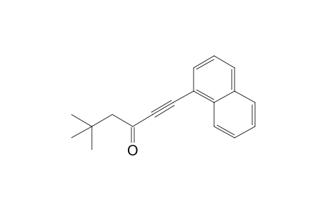 1-(1-Naphthyl)-4-tert-butyl-3-oxobut-1-yne
