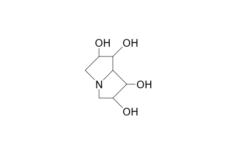 1S,2R,6R,7S-1,2,6,7-Tetrahydroxy-pyrrolizidine
