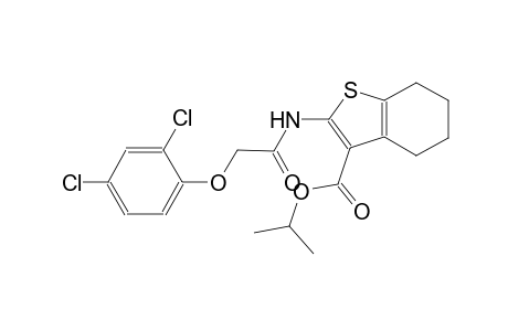 isopropyl 2-{[(2,4-dichlorophenoxy)acetyl]amino}-4,5,6,7-tetrahydro-1-benzothiophene-3-carboxylate
