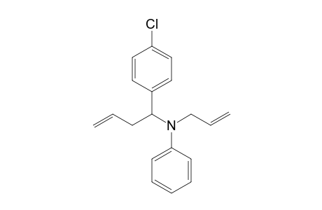 N-Allyl-N[1-(4-chlorophenyl)-3-butenyl)]phenylamine
