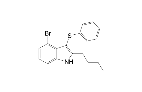 4-Bromo-2-butyl-3-(phenylthio)-1H-indole