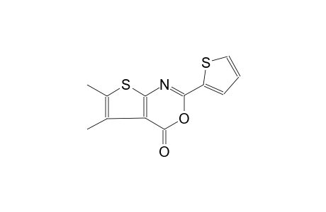4H-thieno[2,3-d][1,3]oxazin-4-one, 5,6-dimethyl-2-(2-thienyl)-