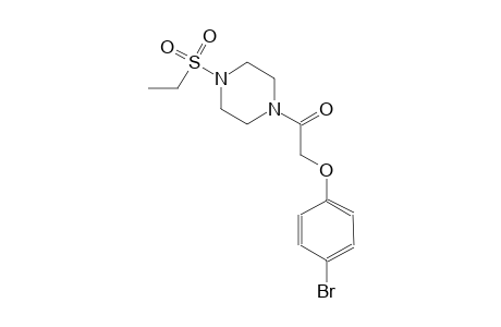 piperazine, 1-[(4-bromophenoxy)acetyl]-4-(ethylsulfonyl)-