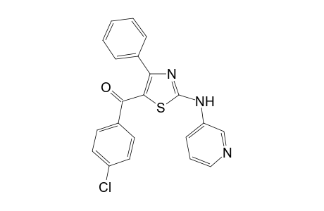 (4-Chlorophenyl)(4-phenyl-2-(pyridin-3-ylamino) thiazol-5-yl)methanone