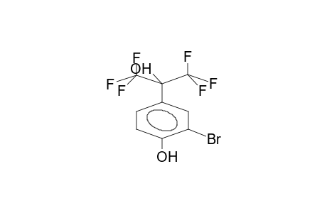2-BROMO-4-(1-HYDROXY-1-TRIFLUOROMETHYL-2,2,2-TRIFLUOROETHYL)PHENOL