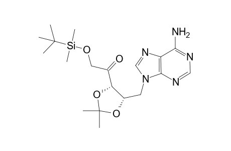 1-[(4S,5S)-5-(adenin-9-ylmethyl)-2,2-dimethyl-1,3-dioxolan-4-yl]-2-[tert-butyl(dimethyl)silyl]oxy-ethanone