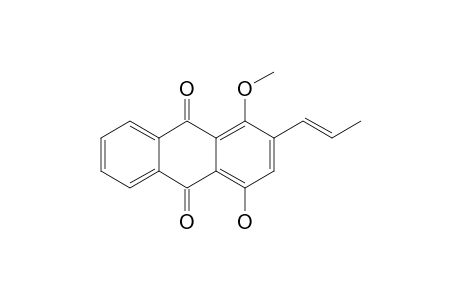 4-HYDROXY-1-METHOXY-2-(PROP-1'-ENYL)-ANTHRAQUINONE