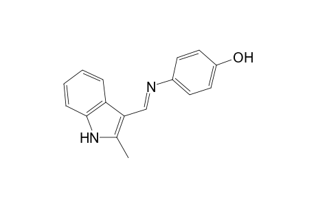 4-[(2-methyl-1H-indol-3-ylmethylene)-amino]-phenol