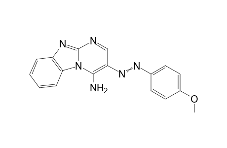 3-((4-Methoxyphenyl)diazenyl)benzo[4,5]imidazo[1,2-a]pyrimidin-4-amine