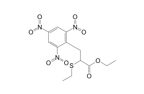 Ethyl 2-(ethylthio)-3-(2',4',6'-trinitrophenyl)propionate