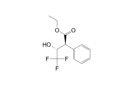Ethyl 2S,3R-4,4,4-trifluoro-3-hydroxy-2-phenylbutyrate