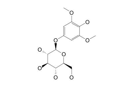 3,5-DIMETHOXY-4-HYDROXY-1-O-BETA-D-GLUCOSIDE