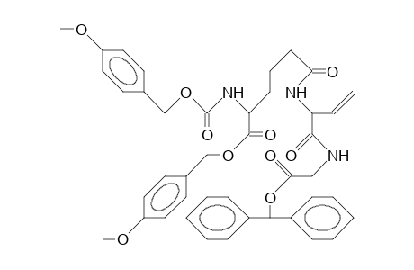 N-(4-Methoxy-benzyloxycarbonyl)-A-(4-methoxy-benzyl-ester)-D-L-A-amino-adipoyl-L-vinyl-glycine-glycine benzhydryl ester