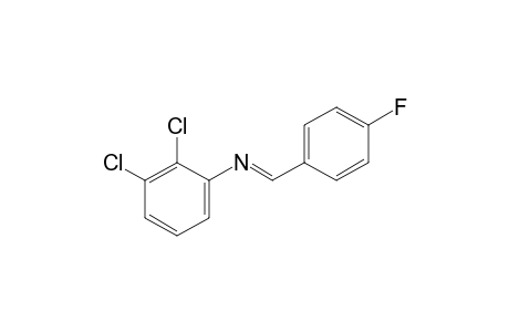 2,3-dichloro-N-(p-fluorobenzylidene)aniline