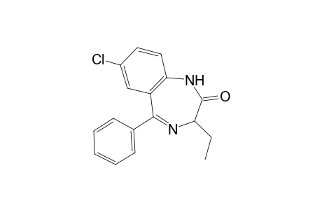 7-Chloro-3-ethyl-5-phenyl-1,3-dihydro-2H-1,4-benzodiazepin-2-one