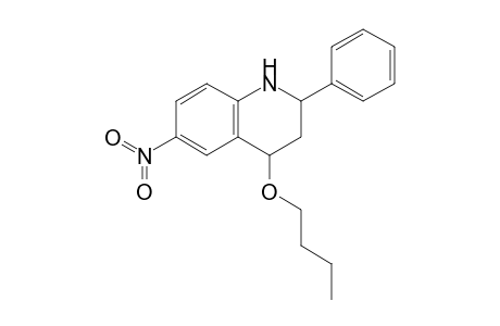 4-Butoxy-1,2,3,4-tetrahydro-6-nitro-2-phenylquinoline