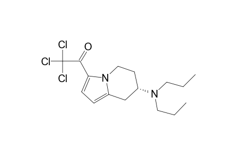 (S)-1-[7-(N,N-Dipropylamino)-5,6,7,8-tetrahydroindolizin-3-yl]-2,2,2,-trichloroethanone