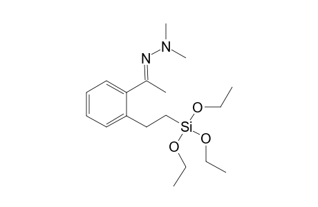 (anti)-2-[2'-tris(Ethoxy)silylethyl]-1-[N(2)-dimethylamino]acetophenone - hydrazone