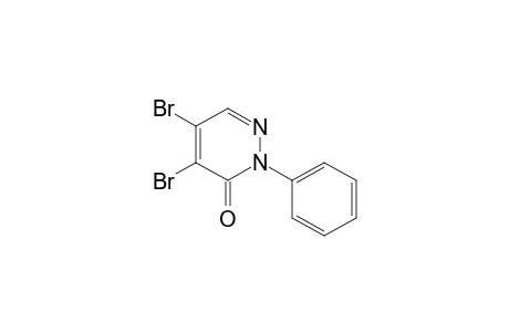 3(2H)-pyridazinone, 4,5-dibromo-2-phenyl-