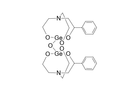 Bis(3-phenylgermatran-1-yl) ether [bis(3-phenyl-5-aza-1-germa-2,8,9-trioxatricyclo[3.3.3.0(1,5)]undecan1-yl) ether]