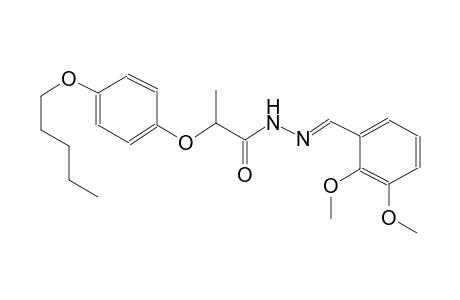 propanoic acid, 2-[4-(pentyloxy)phenoxy]-, 2-[(E)-(2,3-dimethoxyphenyl)methylidene]hydrazide
