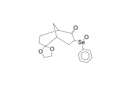 Bicyclo[3.3.1]nonan-2-one, 6,6-ethylenedioxy-3-(phenylselenoxide)-