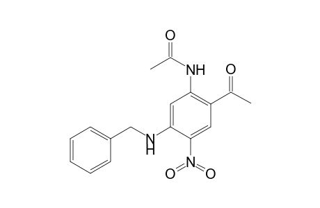 2-Acetamido-4-(benzylamino)-5-nitroacetophenone