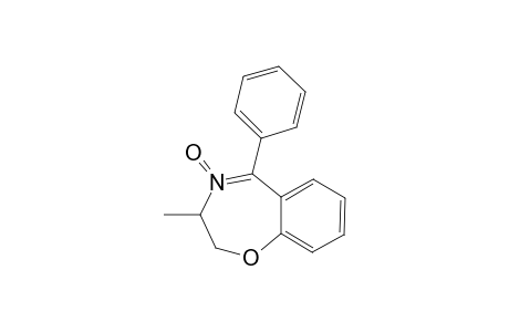 2,3-DIHYDRO-3-METHYL-5-PHENYL-1,4-BENZOXAZEPINE-N-OXIDE