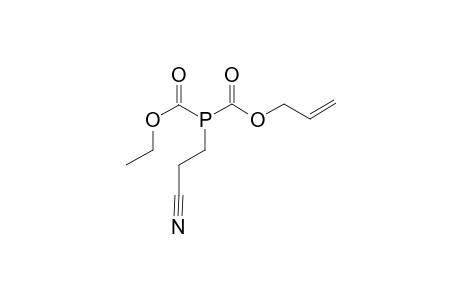 ALLYLOXYCARBONYL,ETHYLOXYCARBONYL-(2-CYANOETHYL)-PHOSPHANE